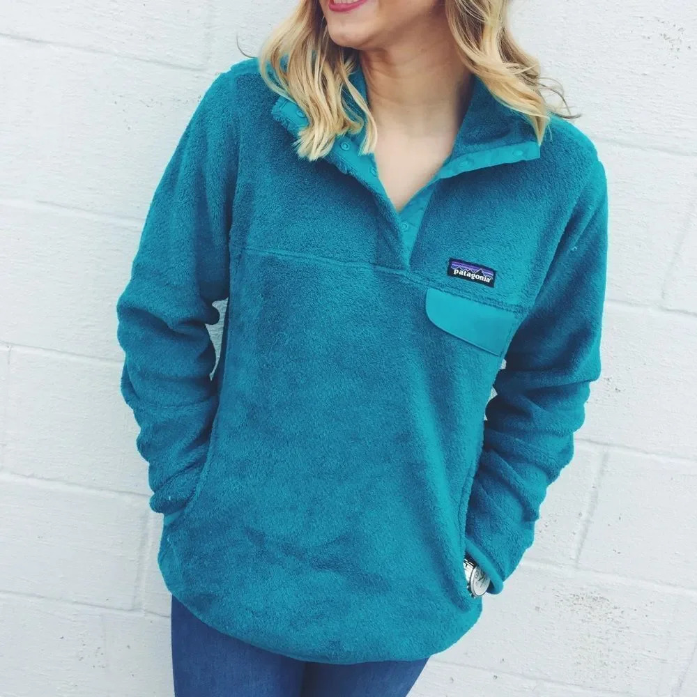 Patagonia Re-Tool Snap-T Fleece Pullover Teal